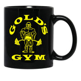 Gold's Gym Logo Black Coffee Mug, Gift Coffee Mug - Black