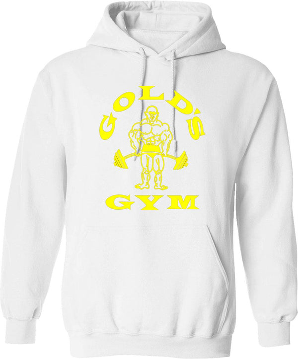 Gold's Gym Logo Graphic Pullover Hoodie - White