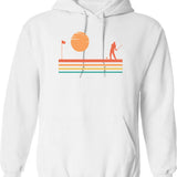 Golf My Retirement Plan Is On Course Vintage Golfer Golfing Lover Funny Gift For Men Women Hoodie - White