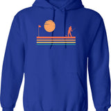 Golf My Retirement Plan Is On Course Vintage Golfer Golfing Lover Funny Gift For Men Women Hoodie - Blue