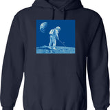 Golf Retro Vintage Cute Golf Lover Golf Players Gift Idea Hoodie - Navy