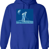 Golf Retro Vintage Cute Golf Lover Golf Players Gift Idea Hoodie - Blue