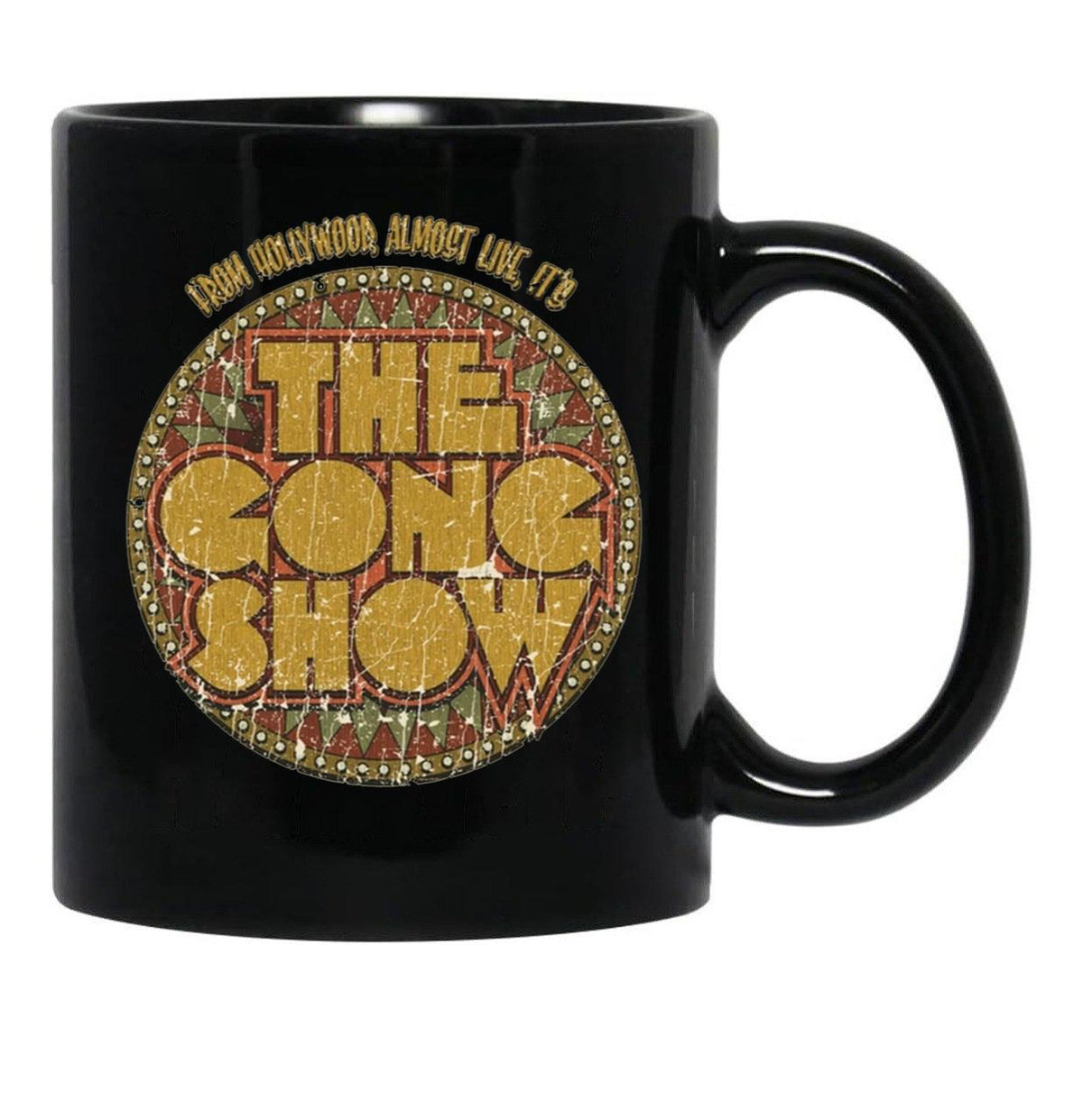 Gong Show Black Coffee Mug, Gift Coffee Mug - Black