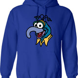 Golly What A Day Hoodie - Retro Graphic Pullover Hoodie for Men & Women - Blue