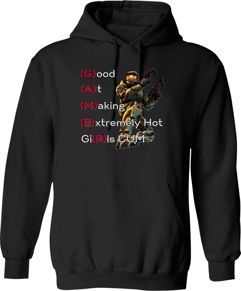 Gonzo Hoodie - Retro Graphic Pullover Hoodie for Men & Women - Black