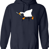 Goondocks - 1985 Hoodie - Retro Graphic Pullover Hoodie for Men & Women - Navy