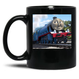 Gordon From Thomas The Tank Engine Black Coffee Mug, Gift Coffee Mug