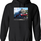 Gordon From Thomas The Tank Engine Graphic Pullover Hoodie - Black