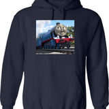 Gordon From Thomas The Tank Engine Graphic Pullover Hoodie - Navy