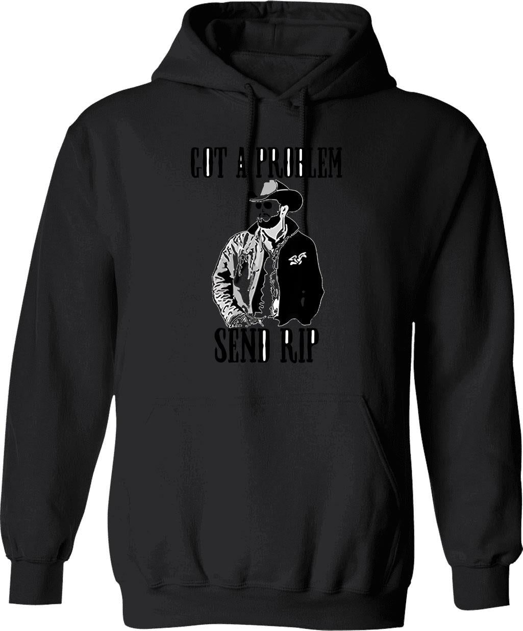 Goose Murder Hoodie - Retro Graphic Pullover Hoodie for Men & Women - Black