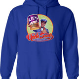 Govern Me Harder Daddy Vintage Hoodie - Retro Graphic Cosy Pullover - Blue