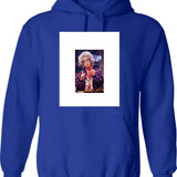 Grandma Yetta Hoodie - Retro Graphic Pullover Hoodie for Men & Women - Blue