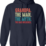 Grandma Yetta (1) Hoodie - Retro Graphic Pullover Hoodie for Men & Women - Navy