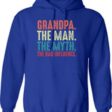 Grandma Yetta (1) Hoodie - Retro Graphic Pullover Hoodie for Men & Women - Blue