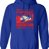 Graphic Vintage I Don't Always Mahna Mahna Hoodie - Blue