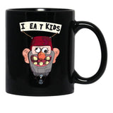 Gravity Falls I Eat Kids Balloon Black Coffee Mug, Gift Coffee Mug - Black