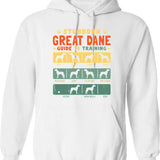 Great 1 Hoodie - Retro Graphic Pullover Hoodie for Men & Women - White