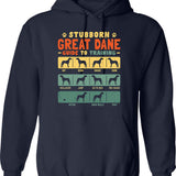 Great 1 Hoodie - Retro Graphic Pullover Hoodie for Men & Women - Navy