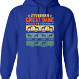 Great 1 Hoodie - Retro Graphic Pullover Hoodie for Men & Women - Blue