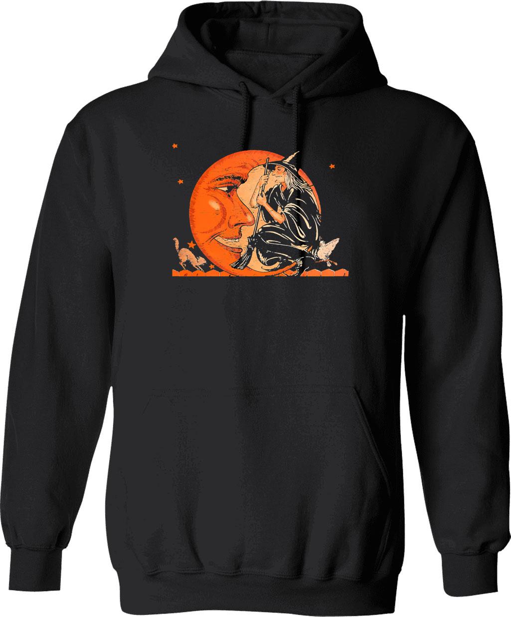 Great Tits Hoodie - Retro Graphic Pullover Hoodie for Men & Women - Black
