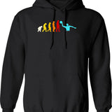 Great Vintage Witch And Moon Halloween Hoodie - Black