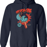 Great Water Polo Evolution Sport Water Ball Player Hoodie - Navy