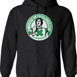 Greek Tzatziki Retro Mascot Hoodie - Black