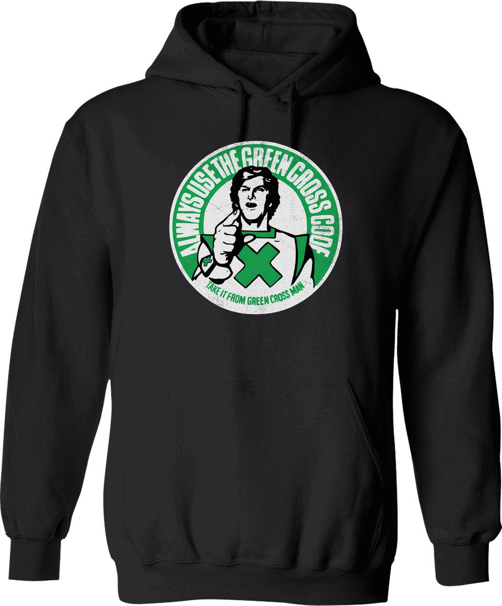 Greek Tzatziki Retro Mascot Hoodie - Black