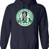 Greek Tzatziki Retro Mascot Hoodie - Navy