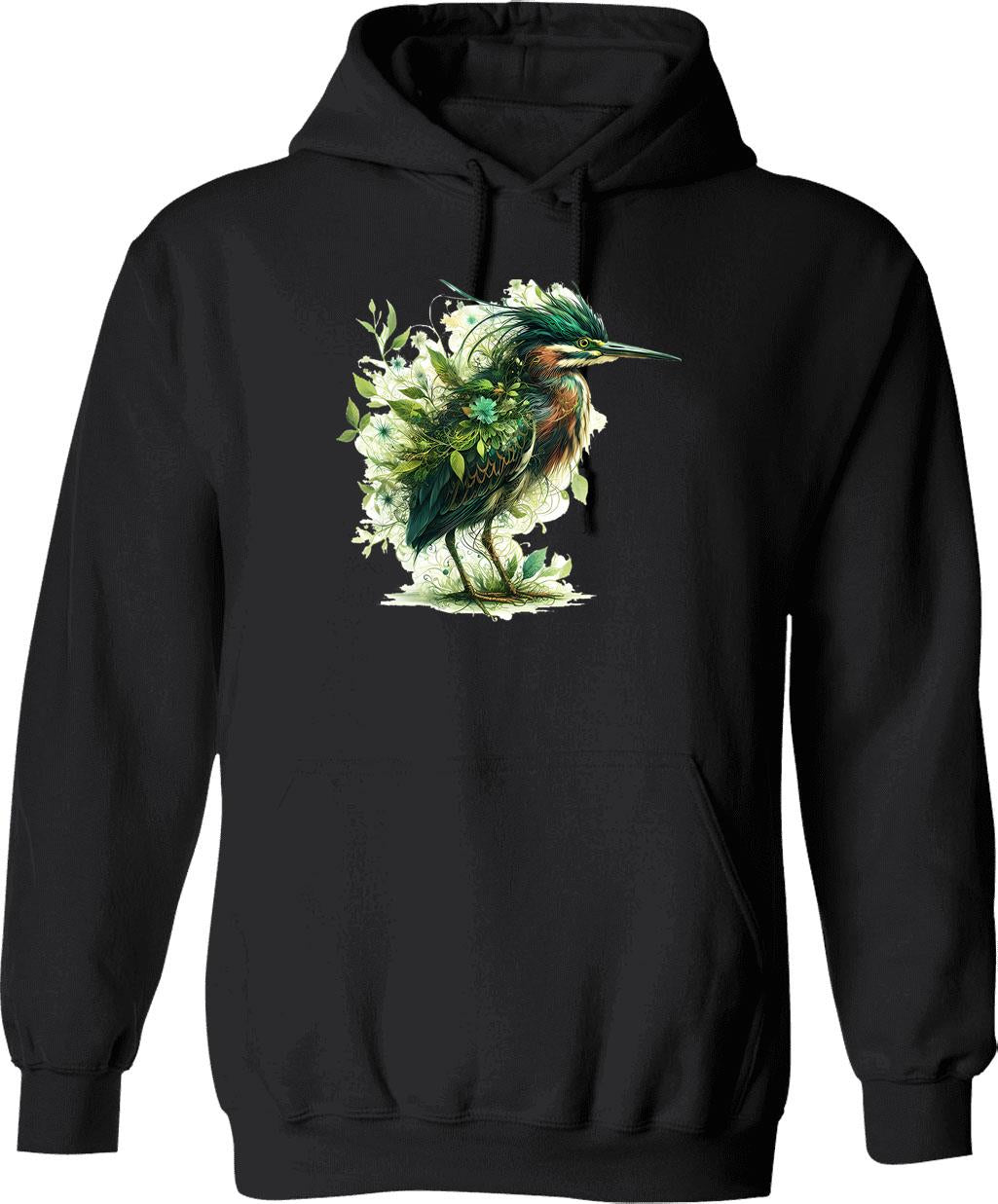 Green Cross Code Man Hoodie - Retro Graphic Pullover Hoodie for Men & Women - Black
