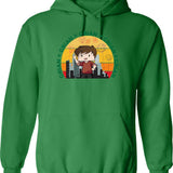 Gremlin Greta Hoodie - Retro Graphic Pullover Hoodie for Men & Women - Green