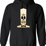 Grian Hoodie - Retro Graphic Pullover Hoodie for Men & Women - Black