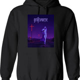 Grotesquerie Graphic Pullover Hoodie - Black