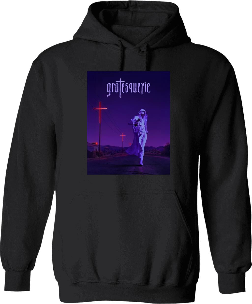Grotesquerie Graphic Pullover Hoodie - Black