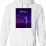 Grotesquerie Graphic Pullover Hoodie - White