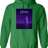 Grotesquerie Graphic Pullover Hoodie - Green