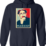 Grouchaus Hoodie - Retro Graphic Pullover Hoodie for Men & Women - Navy