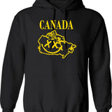 Grumio Plebs Hoodie - Retro Graphic Pullover Hoodie for Men & Women - Black