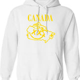 Grumio Plebs Hoodie - Retro Graphic Pullover Hoodie for Men & Women - White
