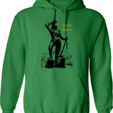 Gt Hoodie - Retro Graphic Pullover Hoodie for Men & Women - Green