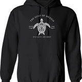 Gulf Of Mexico Estd 1550 Stay Salty And Resist Hoodie - Black