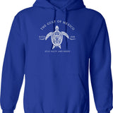 Gulf Of Mexico Estd 1550 Stay Salty And Resist Hoodie - Blue