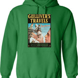 Gulf Of Mexico Funny Holiday Vintage Palm Trees Sun Waves Hoodie - Green