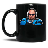 Gustavo Rocque Black Coffee Mug, Gift Coffee Mug