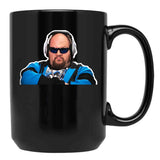 Gustavo Rocque Black Coffee Mug, Gift Coffee Mug