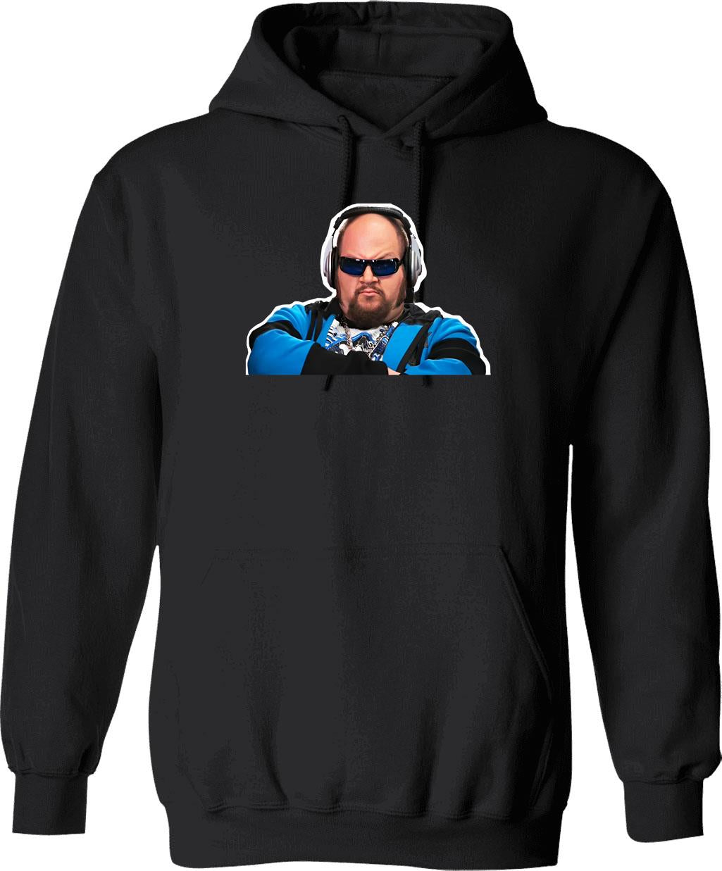Gustavo Rocque Graphic Pullover Hoodie - Black