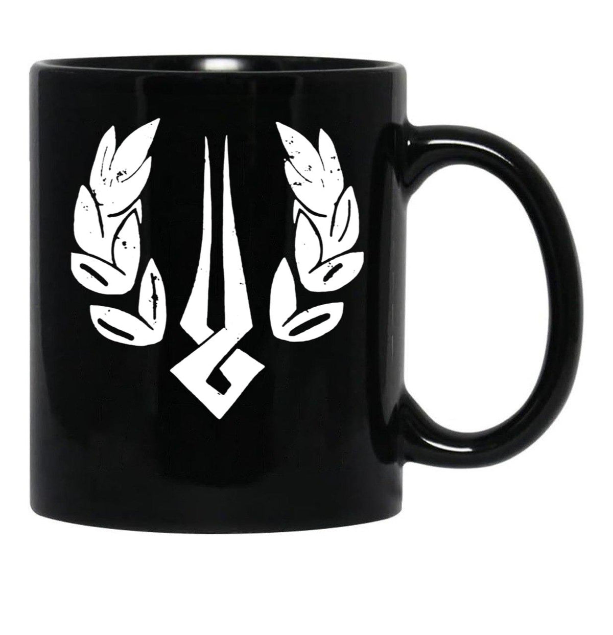 Hades Game Distressed Logo Zagreus Logo Black Coffee Mug, Gift Coffee Mug - Black
