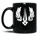 Hades Game Distressed Logo Zagreus Logo Black Coffee Mug, Gift Coffee Mug
