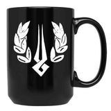 Hades Game Distressed Logo Zagreus Logo Black Coffee Mug, Gift Coffee Mug