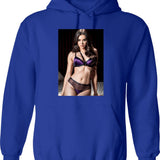 Hailee Steinfeld Graphic Pullover Hoodie - Blue